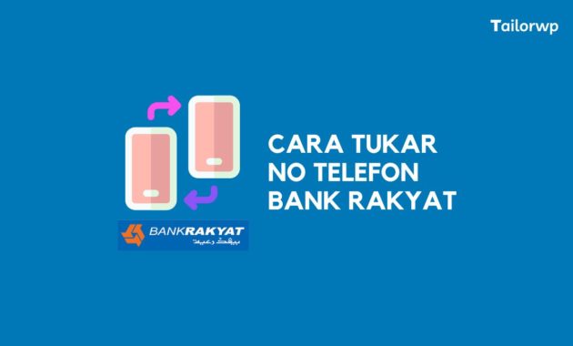 imej cover Cara Tukar No Telefon Bank Rakyat